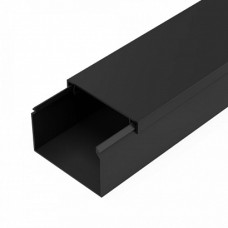 Кабель-канал черный 2-й замок в п/э 60х40 мм (18 м/уп) Промрукав (PR03.0217)