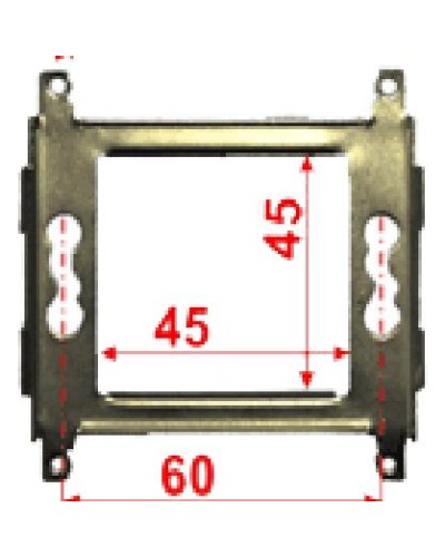 Суппорт металлический 45х45 для Mosaic LANMASTER LAN-MF45x45 в Ростове-на-Дону Аксессуары для кабель-канала Pintop.ru