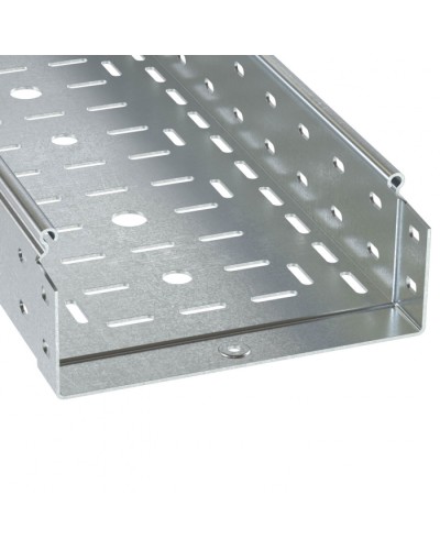 Лоток перфорированный 200х80 L3000 толщ.1,0 мм, горячеоцинкованный DKC (3530410HDZ) в Ростове-на-Дону Кабельные лотки Pintop.ru
