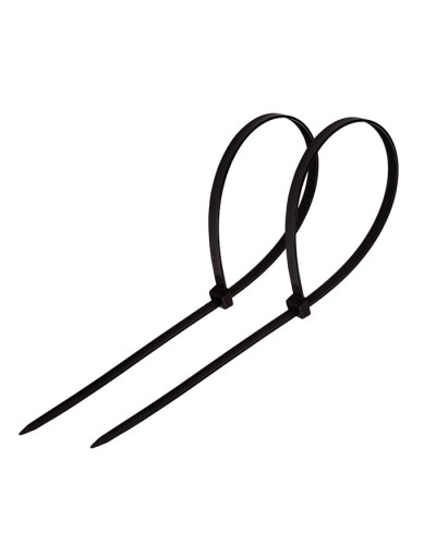 Хомут-стяжка нейлоновый 4х250 мм чёрный (100шт/уп) REXANT 07-0251 в Ростове-на-Дону Стяжки-хомуты Pintop.ru
