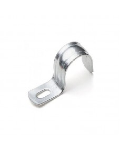 Скоба оцинк. с одним отверстием, для трубы D25мм (5шт) Экопласт 43725-5 в Ростове-на-Дону Держатели, клипсы, скобы Pintop.ru