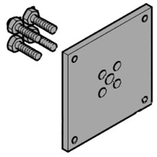 Фланец крепления стрелы шлагбаума 0,15*0,15 Came 119RIG169