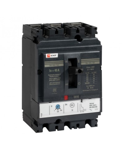 Выключатель автоматический ВА-99C (Compact NS) 160/ 40А 3P 36кА EKF PROxima (mccb99C-160-40) в Ростове-на-Дону Электротехническое оборудование Pintop.ru