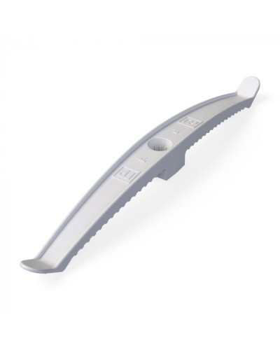 Держатель кабеля двусторонний для прямого монтажа в гофроящике белый (100 шт/кор) Промрукав (PR13.0486) в Ростове-на-Дону Аксессуары для кабель-канала Pintop.ru