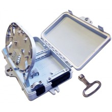 Бокс распределительный настенный на 24 волокна, наружной установки, IP65 LANMASTER LAN-FDB-FTTH24/OUT