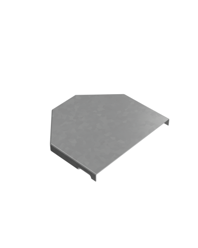 Крышка переходника центрального 50-150 мм ПЛЮС INOX304 КМ-Профиль (KPDplus50-150-C INOX304) в Ростове-на-Дону Аксессуары для лотков Pintop.ru