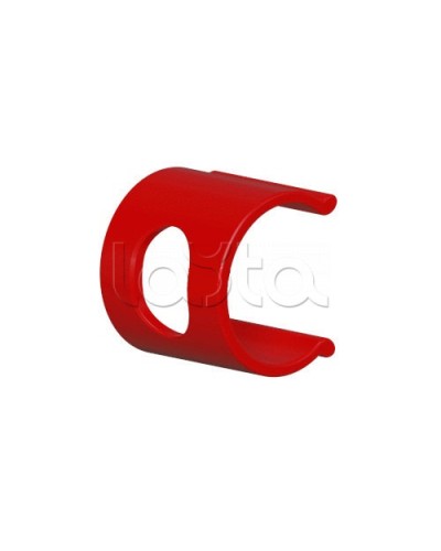 Клипса для крепления наклеек с калиброванными отверстиями D25 (50шт.), цвет красный Экопласт (49626-50) в Ростове-на-Дону Держатели, клипсы, скобы Pintop.ru