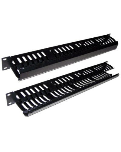 Органайзер кабельный 19 1U c крышкой на 24 порта TWT TWT-ORG/CV24-1U в Ростове-на-Дону Кабельные органайзеры Pintop.ru