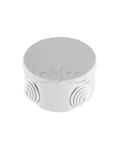 Экопласт JBR065 Коробка распред. о/п, D=65х35мм 4 вых., IP44 белый в Ростове-на-Дону Распределительные коробки Pintop.ru