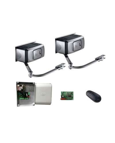 Комплект автоматики для двухстворчатых распашных ворот Came F1000 KIT на основе привода F1000 (блок управления ZF1N, радиоуправление) в Ростове-на-Дону Автоматизация ворот Pintop.ru