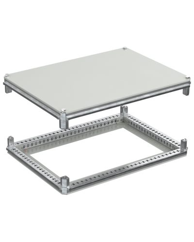FORMAT Крыша и основание (под фланец) 600х800мм IEK (FO-00-KOF-060-080) в Ростове-на-Дону Аксессуары для стоек и шкафов Pintop.ru