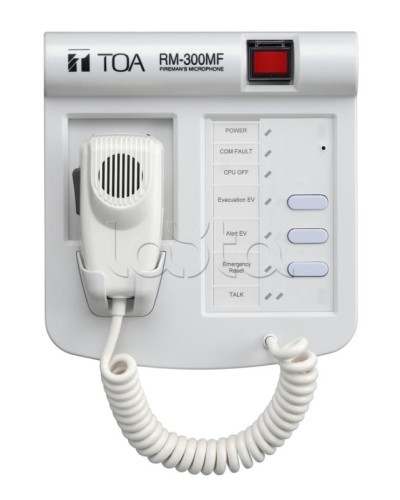 Панель микрофонная пожарная для серии VM-3000 в Ростове-на-Дону Системы оповещения и трансляции TOA Pintop.ru