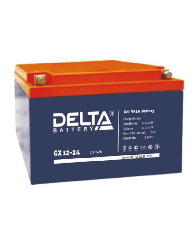 Аккумулятор свинцово-кислотный Delta GX 12-24 в Ростове-на-Дону Электротехническое оборудование Pintop.ru