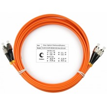 Шнур оптический duplex FC-FC 62,5/125 mm 25м LSZH Cabeus FOP-62-FC-FC-25m