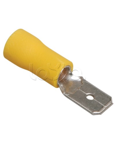 Клемма плоская изолированная 4-6 мм² (КПИ штекер - 6.3мм) (100шт/уп) REXANT 08-0351 в Ростове-на-Дону Клеммные колодки Pintop.ru