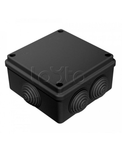Коробка распределительная для о/п безгалогенная (HF) черная 70х70х40 (132шт/кор) Промрукав (40-0200-9005) в Ростове-на-Дону Распределительные коробки Pintop.ru