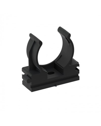 CFQ25 Держатель (клипса) для труб, для монтажного пистолета D25мм, цвет чёрный (50шт) Экопласт (41525BL) в Ростове-на-Дону Держатели, клипсы, скобы Pintop.ru
